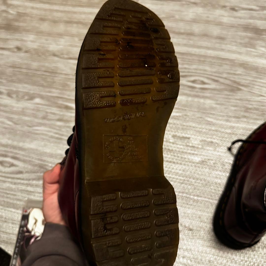 ドクターマーチン 8ホールブーツ チェリーレッド UK7