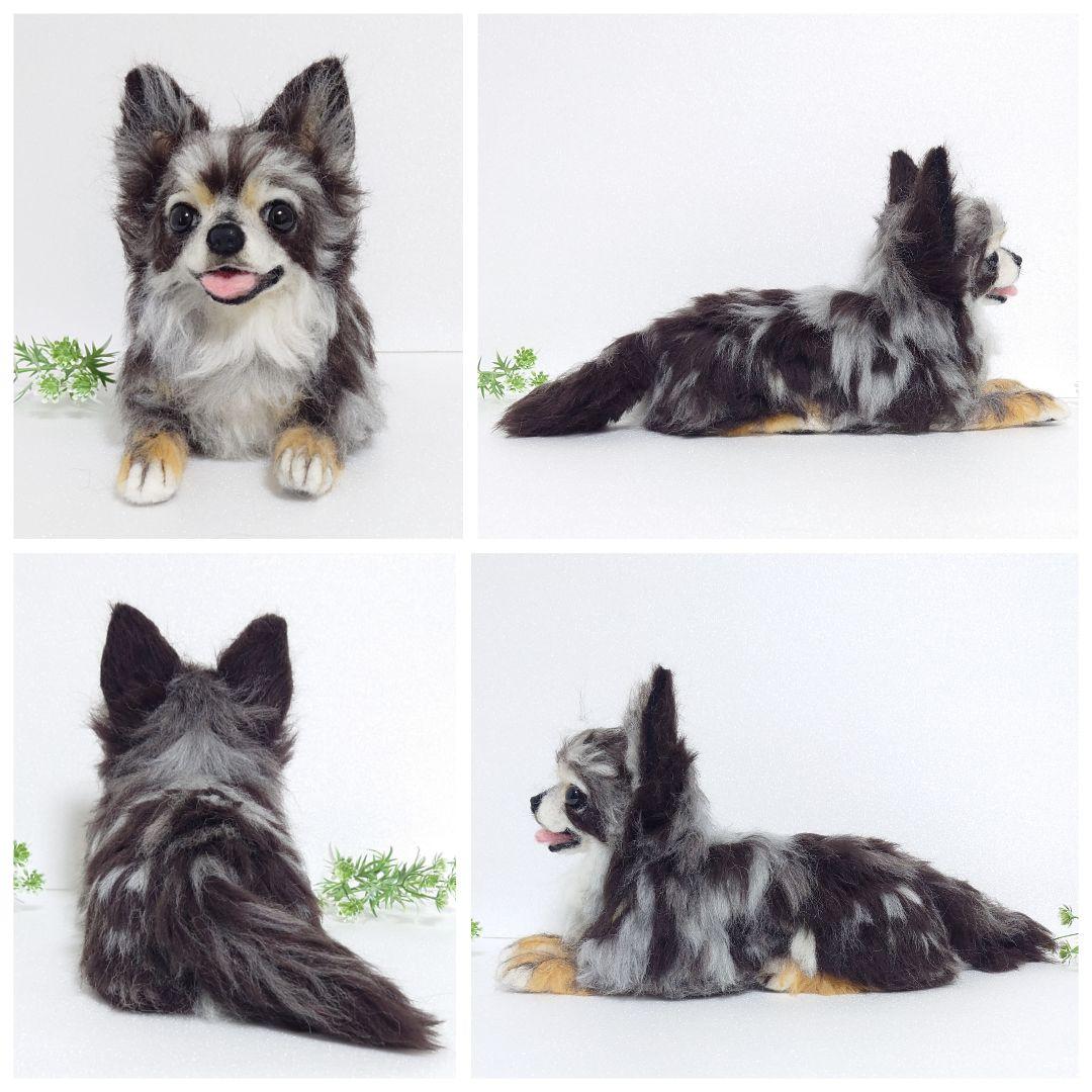 オーダー品　羊毛フェルト犬