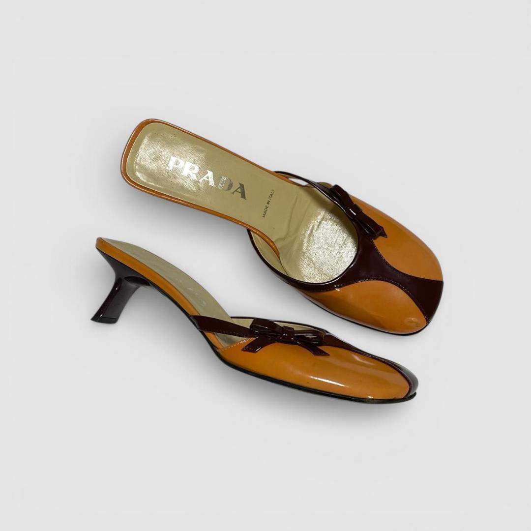 靴 Archive prada patent leather mules 36.5