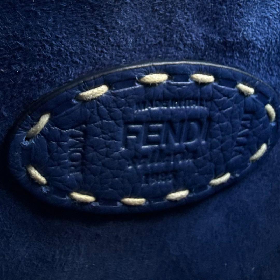 FENDI ピーカブー　セレリア ミニ　2WAYハンドバッグ ブルー