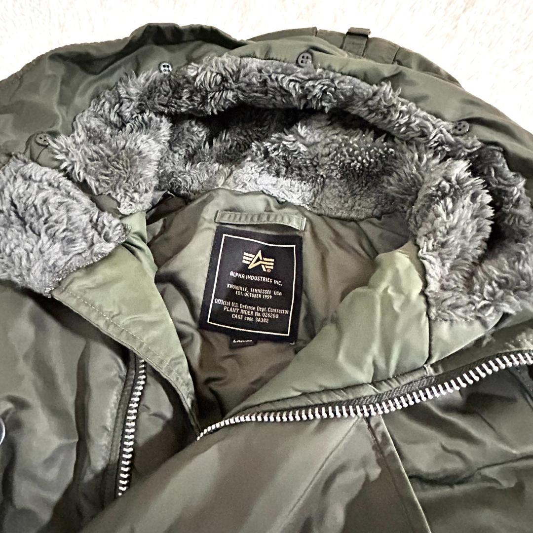アルファインダストリーズ　 N-3B フライトジャケット L ファー欠品