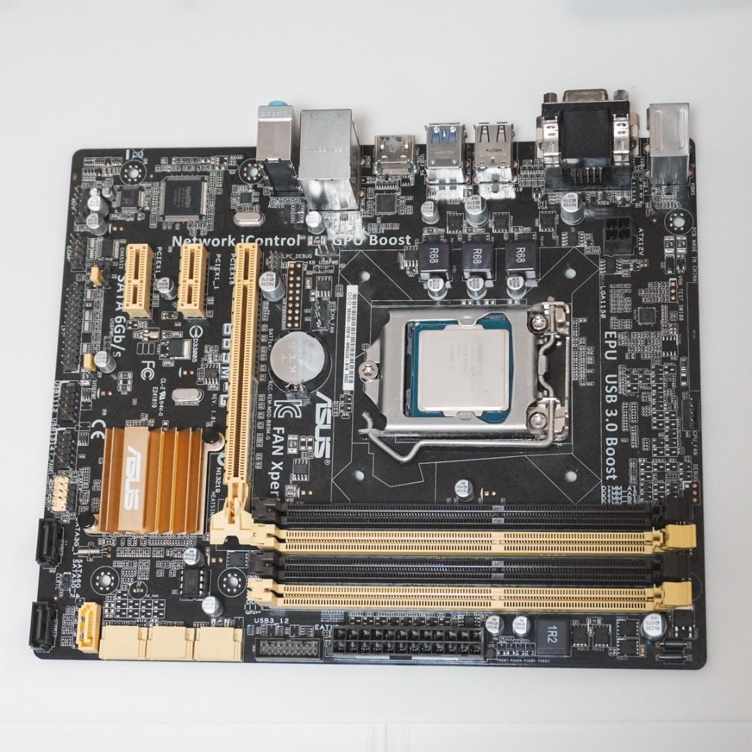 CORE i7-4790 + ASUS B85M-G + 32GBメモリ