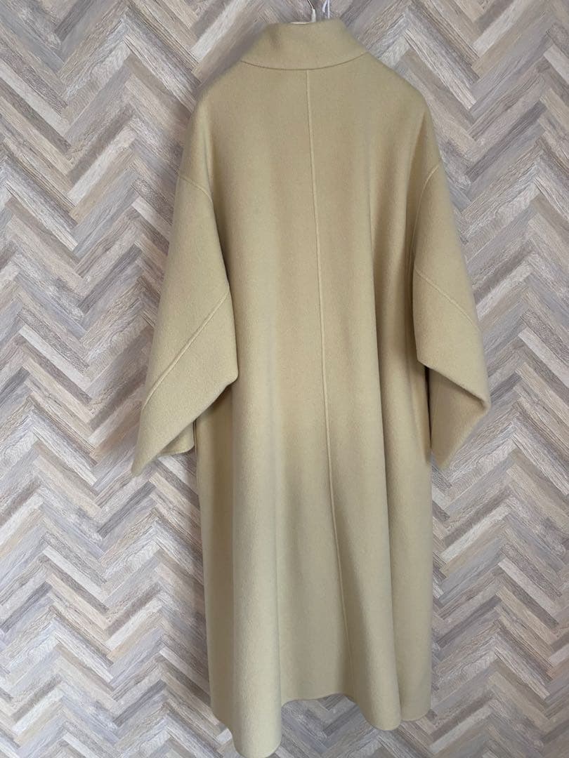 最終値下げetretokyo スタンドカラーリバーロングコート　新品未使用