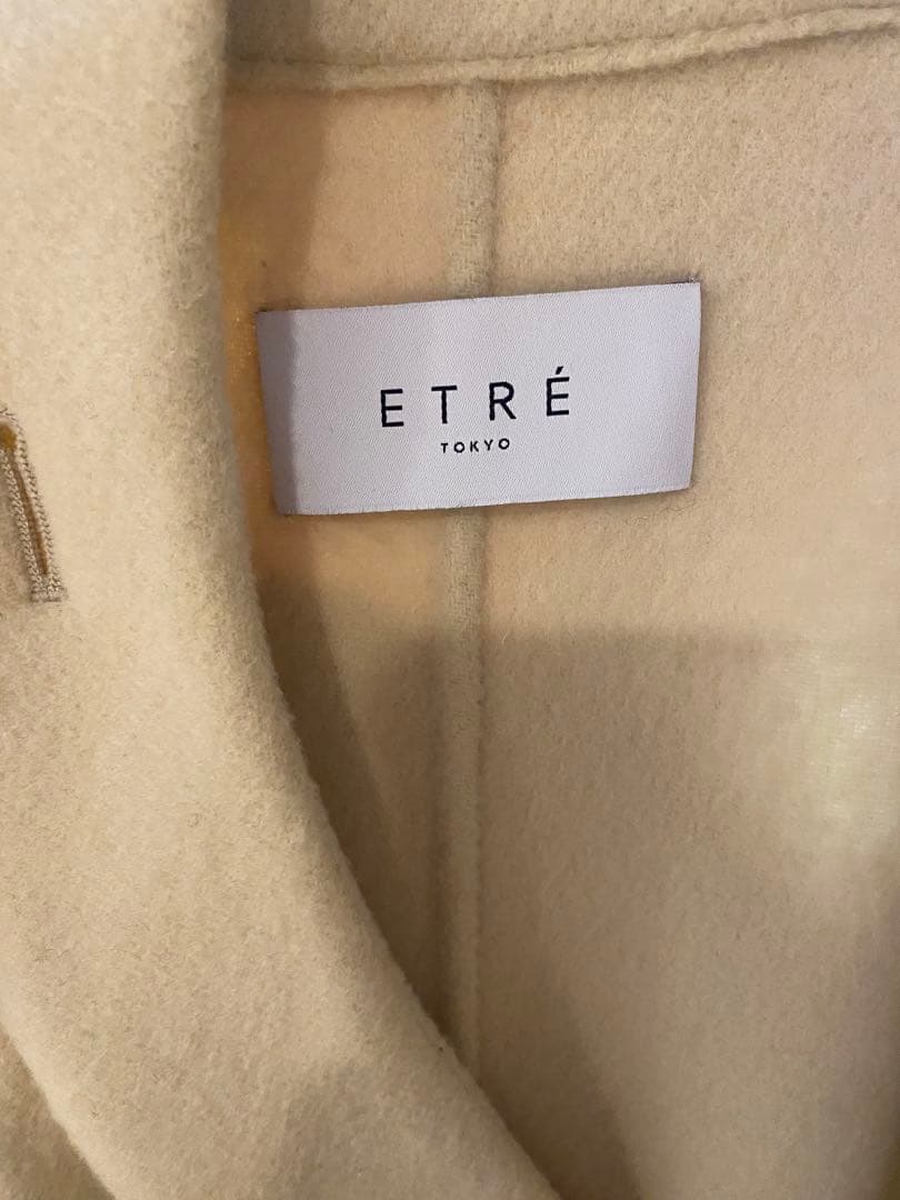 最終値下げetretokyo スタンドカラーリバーロングコート　新品未使用
