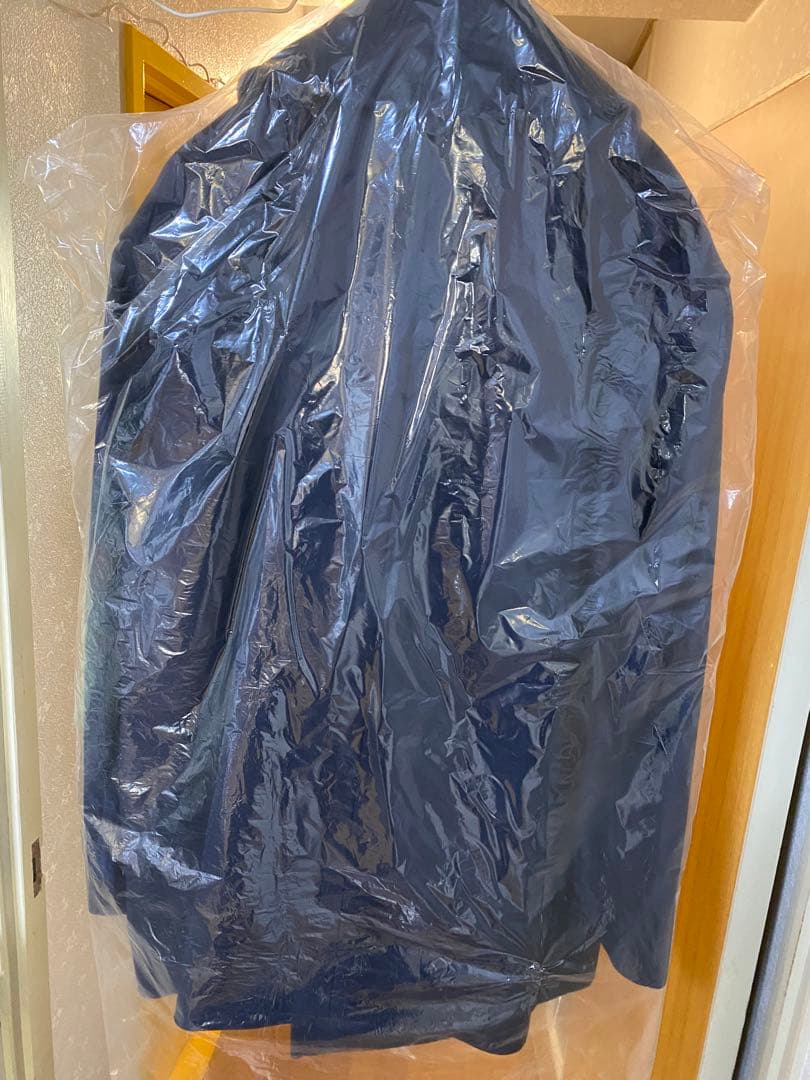 ウールブレンドオーバーサイズピーコート ネイビー ユニクロJ+ 新品