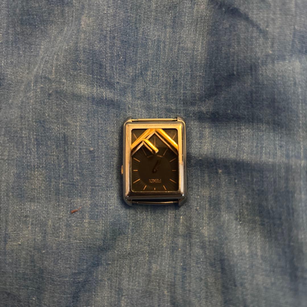 FENDI 時計 ゴールド ブラック 長方形