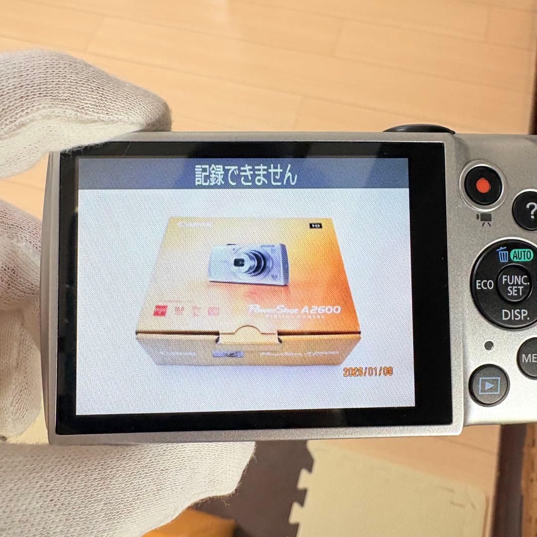 ほぼ未使用 Canon PowerShot A2600 ピンク コンデジ カメラ