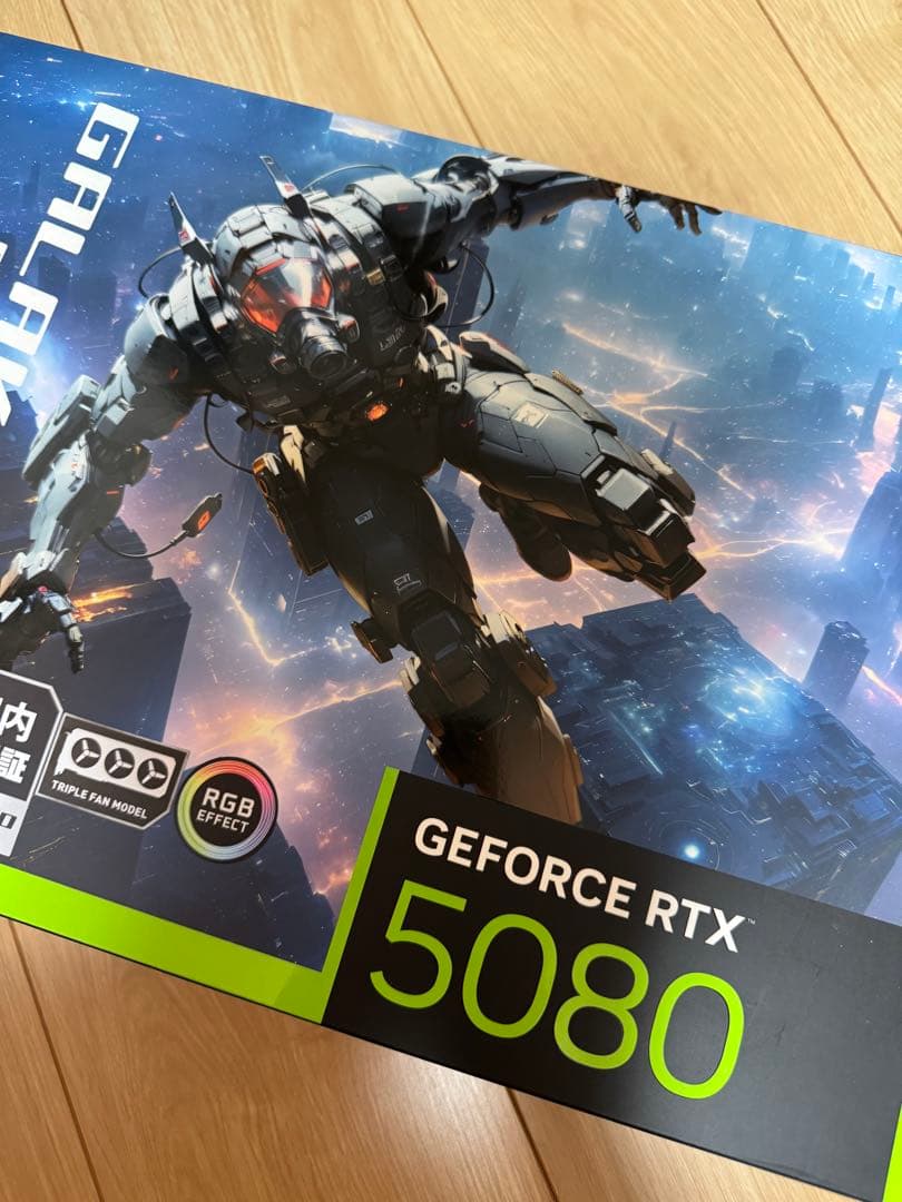 GALAKURO GeForce RTX 5080 16GB ROPコア確認済