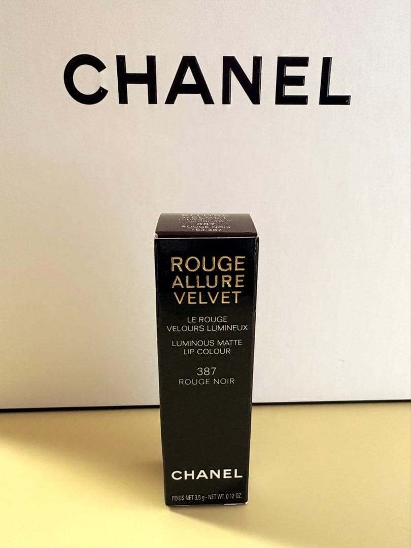 【新品未使用】ルージュ アリュール ヴェルヴェット ルージュ ヌワール 387