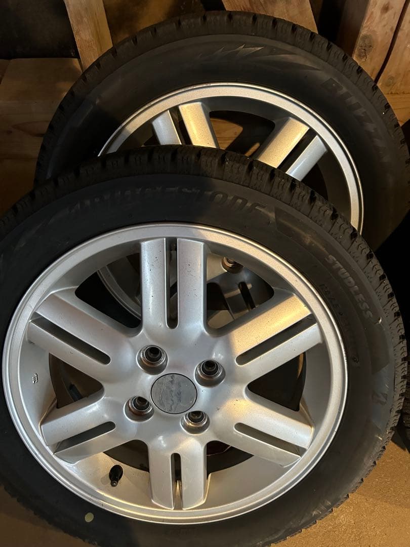 SUZUKI ブリザックタイヤ付き5スポークホイールセット 165/55R15‼️