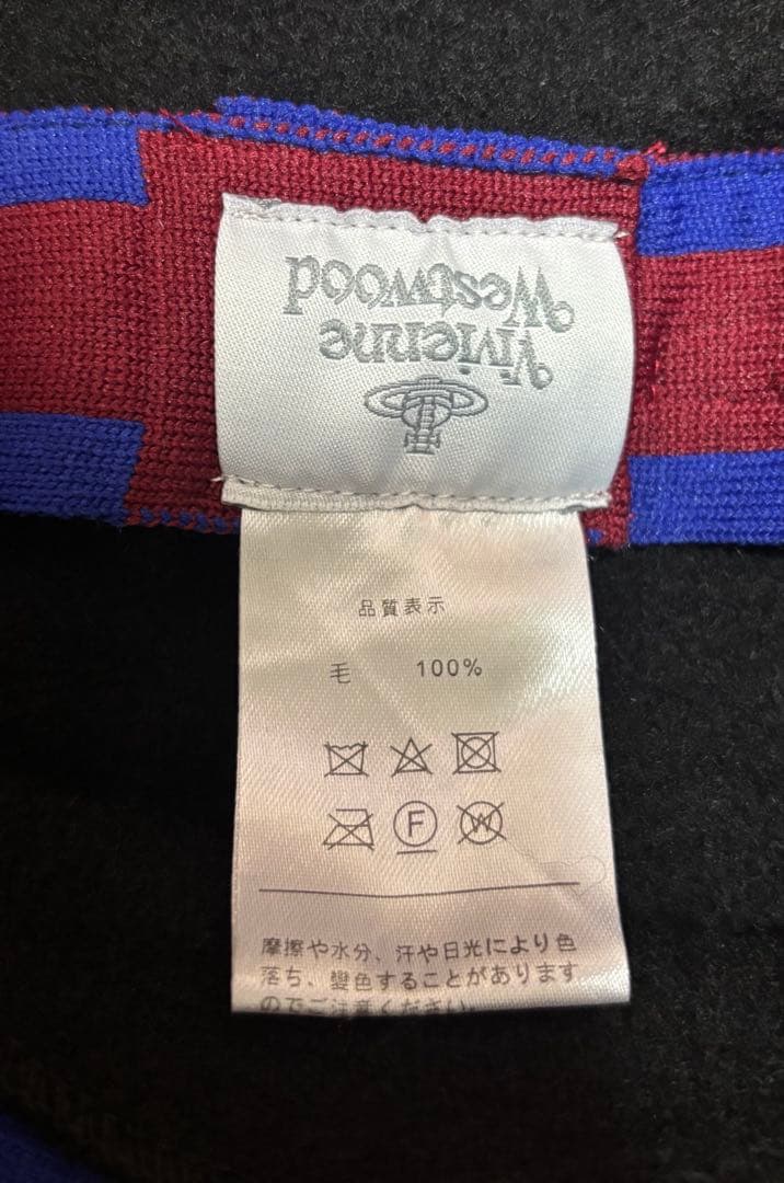 Vivienne Westwood 刺繍　ベレー帽