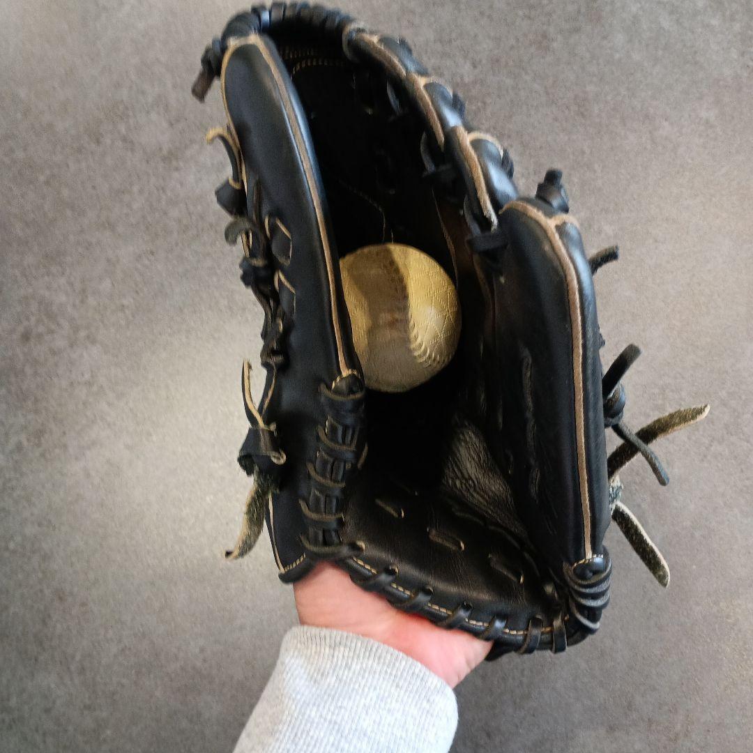 Mizuno グローバルエリート　軟式用グローブ ブラック　袋付