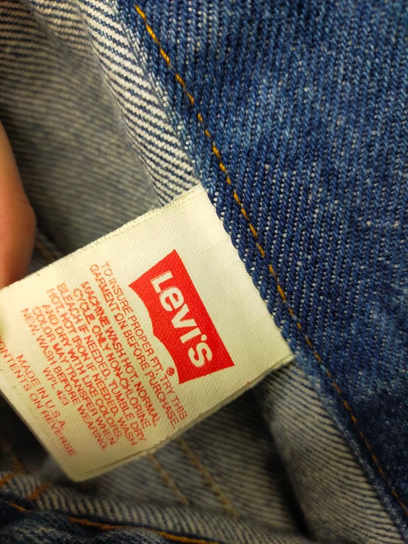 90s LEVI'S　70505-0217　USA デニムジャケット　リーバイス