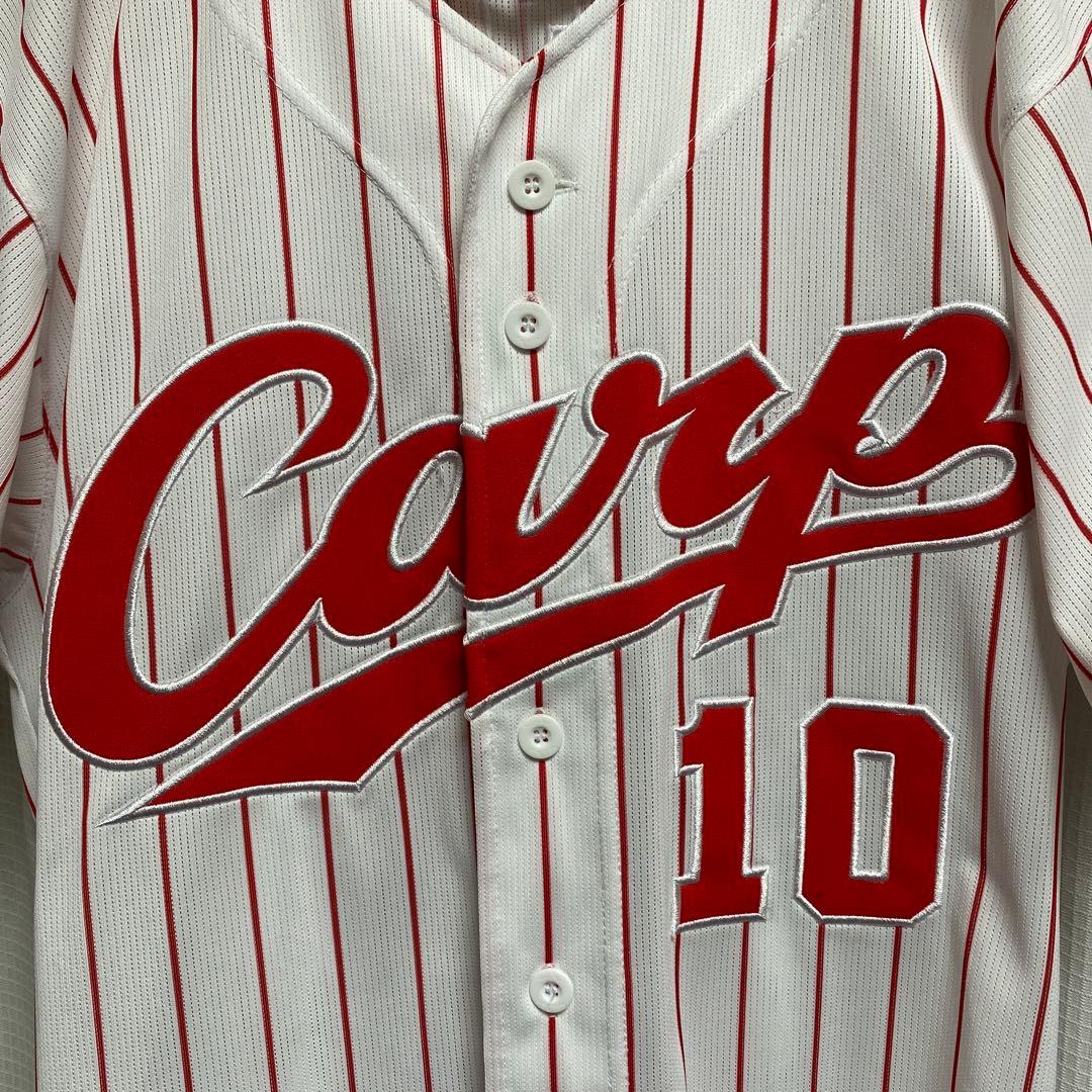 Carp 復刻ユニフォーム Lサイズ 10番金本　2002-2008年