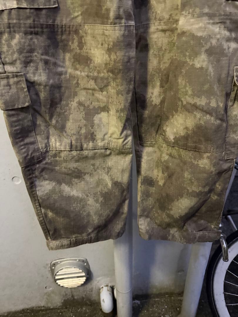 優里着用 古着 90s カモフラージュ　ミリタリー カーゴパンツ