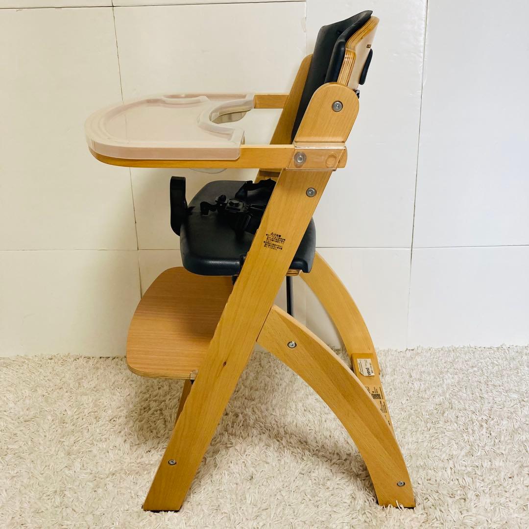 wari ビヨンドジュニア　木製　ベビーチェア　ガード　テーブル付き