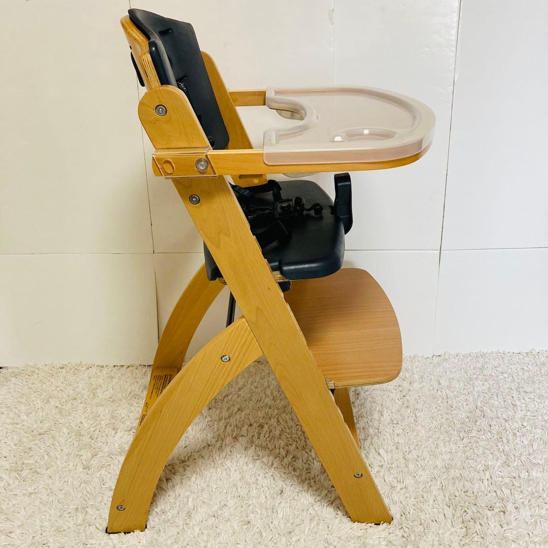 wari ビヨンドジュニア　木製　ベビーチェア　ガード　テーブル付き