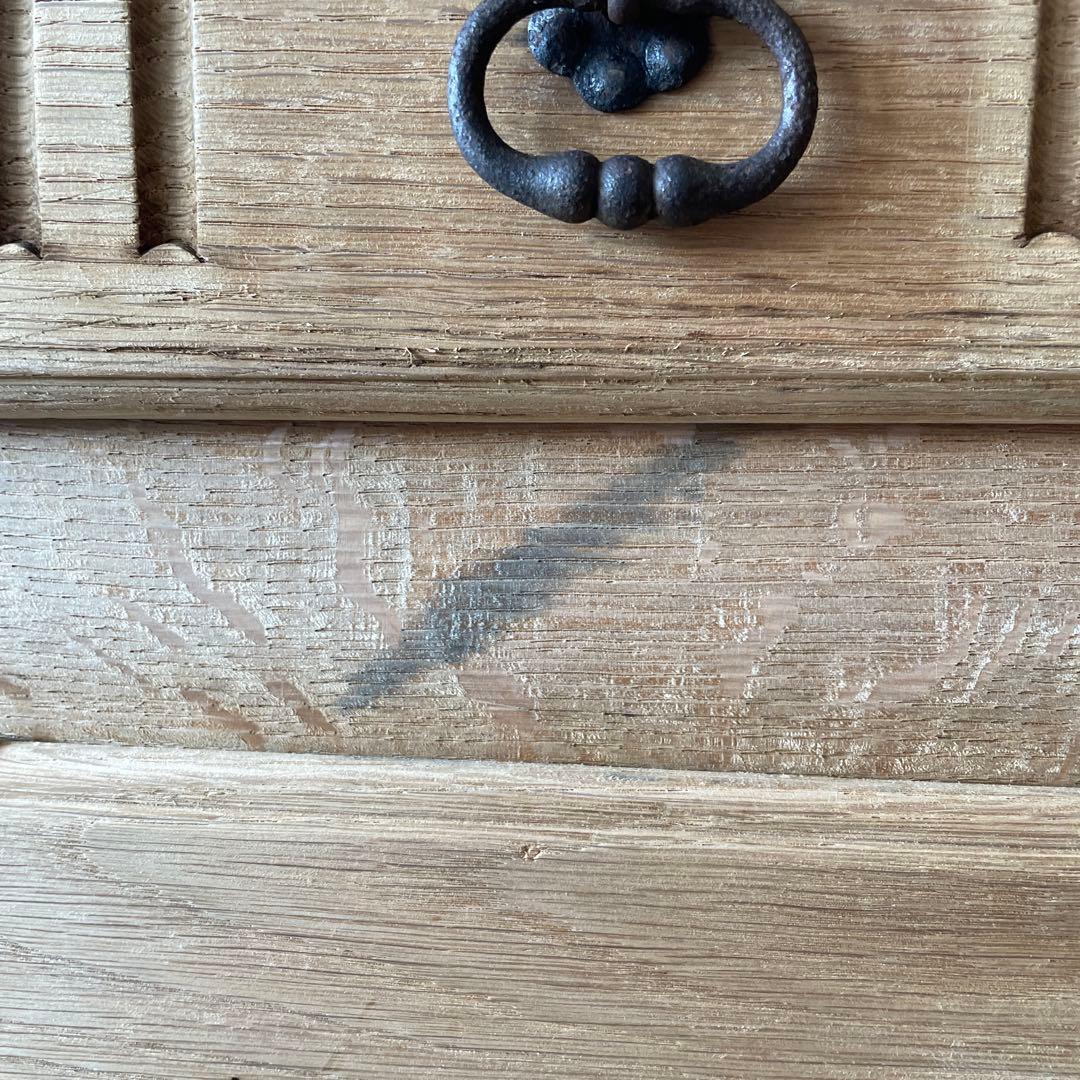 ビンテージ ドロワーコンソールキャビネット 剥離