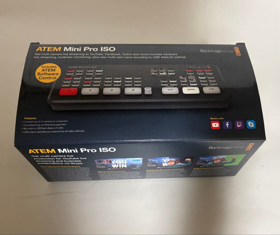 その他 Blackmagic Design ATEM Mini Pro ISO