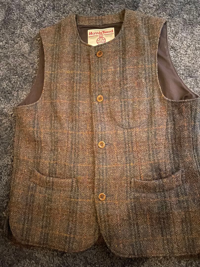 ハリスツイード ビームス　ベスト