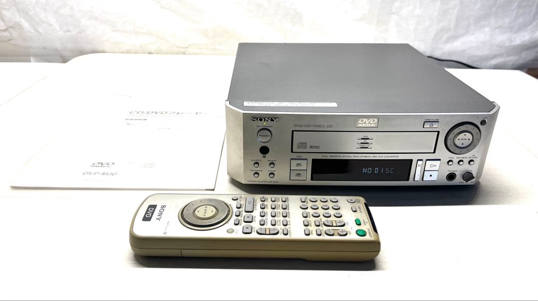動作品　DVP-M30 sony CD DVD プレーヤー　リモコン