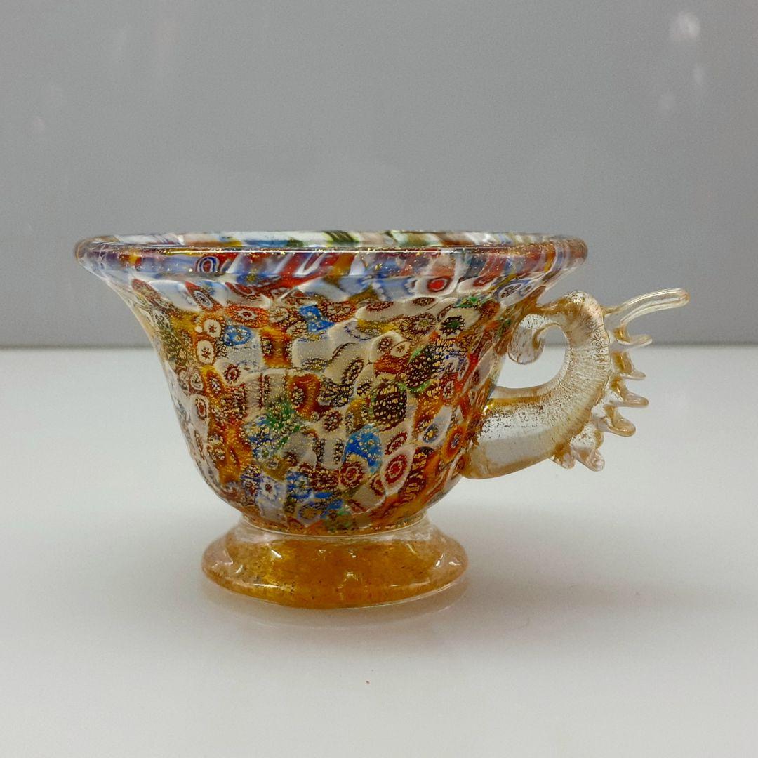 yossyです MURANO ムラノ 金彩 ミルフィオリ ティーカップ