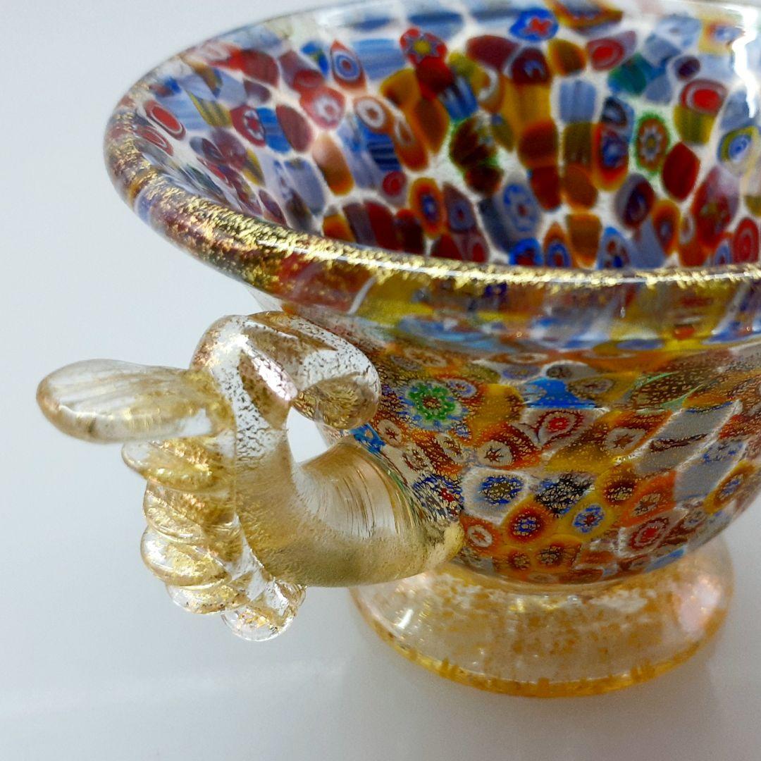 yossyです MURANO ムラノ 金彩 ミルフィオリ ティーカップ