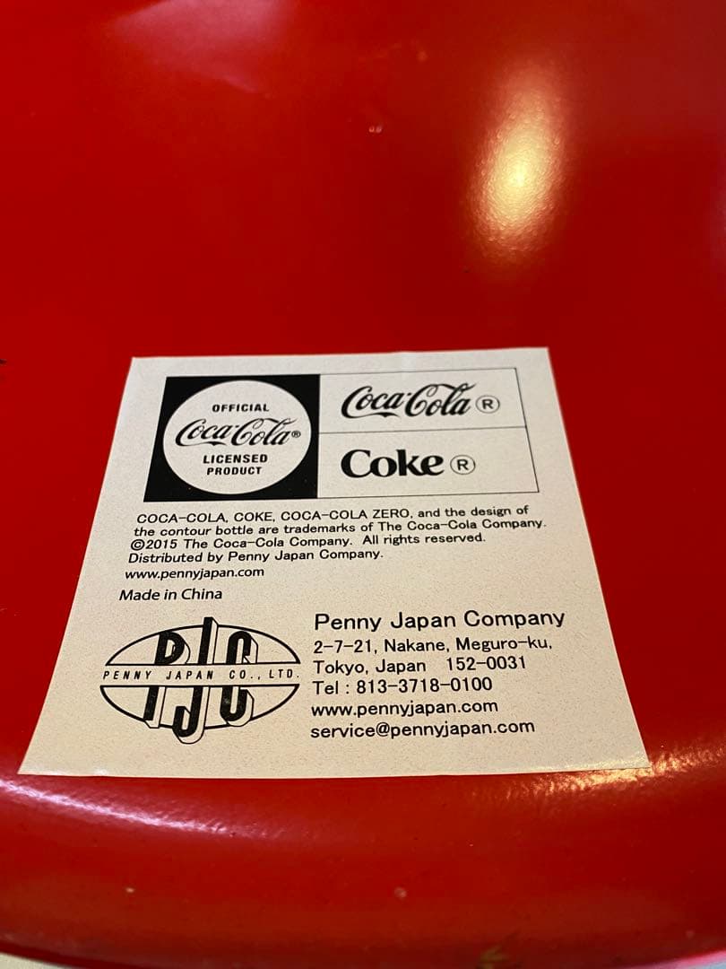ビンテージ Coca-Cola コカコーラ ボタンサイン 琺瑯看板