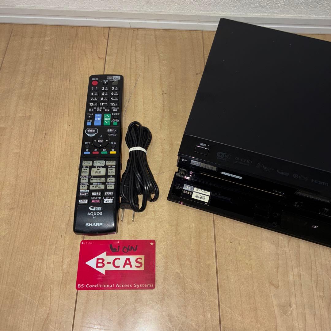 シャープ　ブルーレイレコーダー　BD-T1700動作ok です