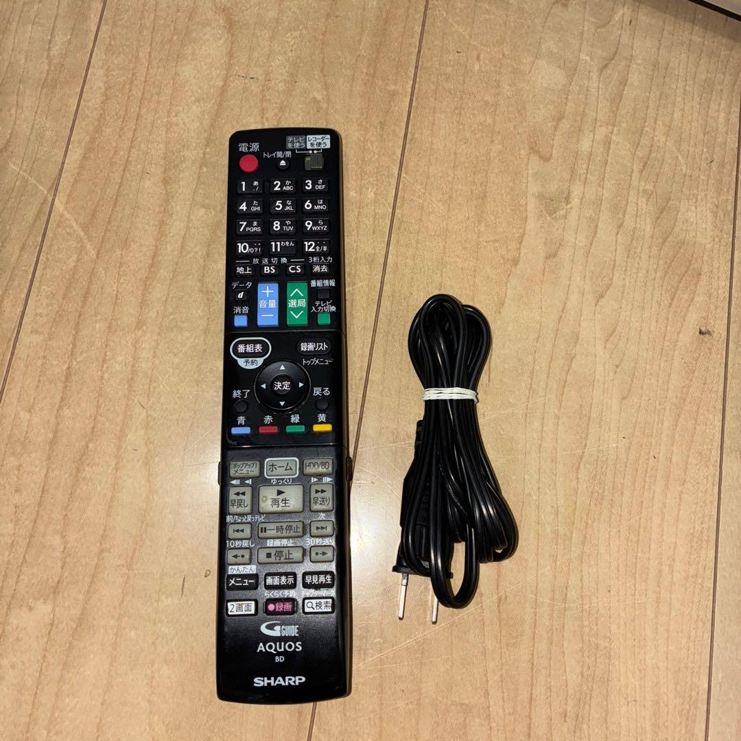 シャープ　ブルーレイレコーダー　BD-T1700動作ok です
