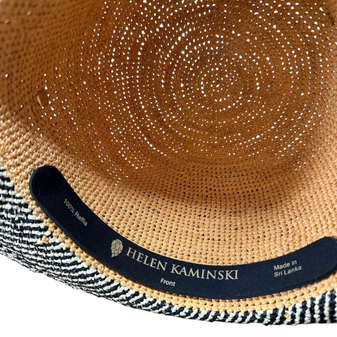 ヘレンカミンスキー プロベンス 12 ラフィアハット 麦わら帽子 つば広