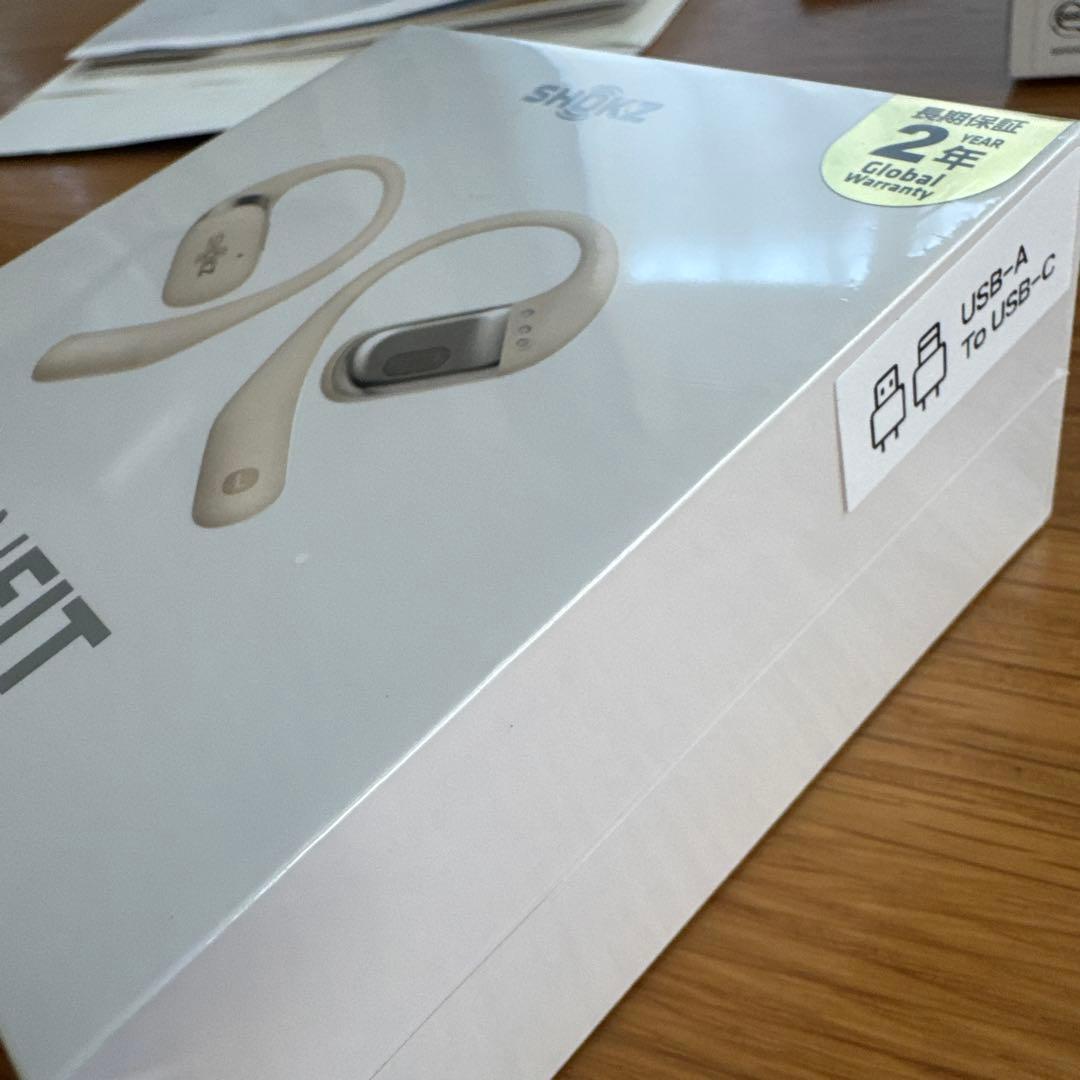 SHOKZ OPENFIT T910ワイヤレスイヤホン ブラック