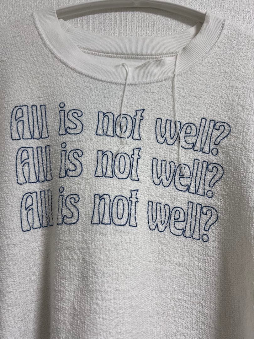 【完売】kotohayokozawa リバーシブルロングスウェット ホワイト