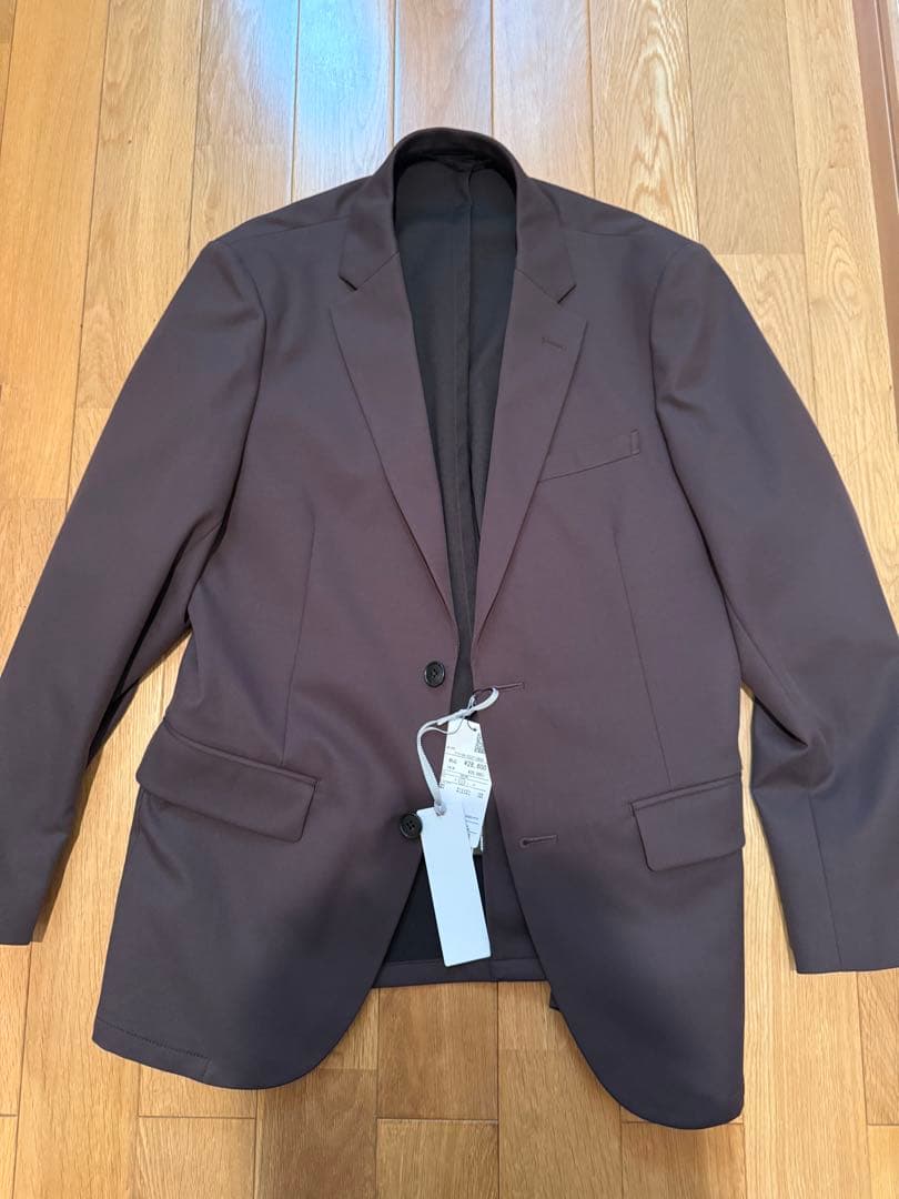 SHIPS ヒートエナジー　テーラードジャケット　セットアップ　ブラウン