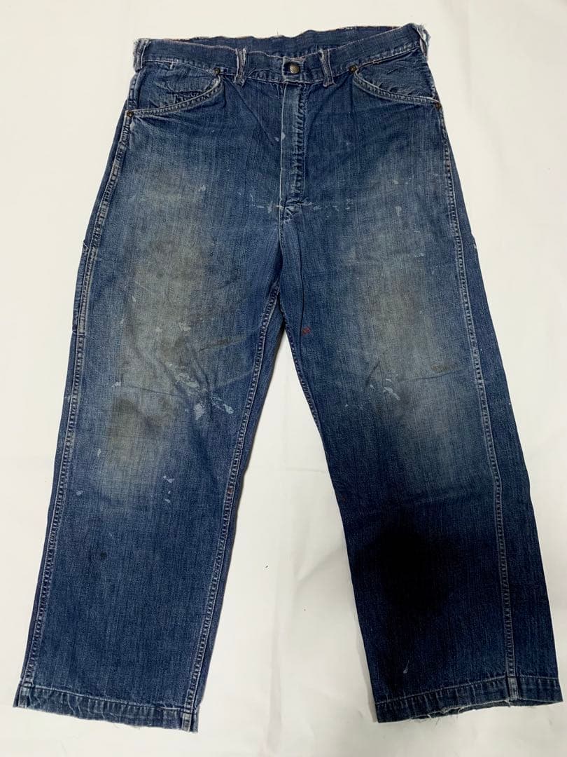 50s デニムペインターパンツペンキヴィンテージ古着ワークビッグマックヘラクレス