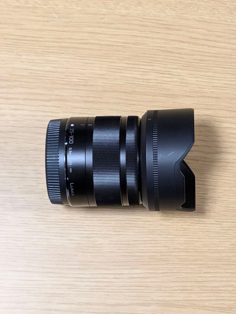 LUMIX G H-FS35-100 ズームレンズ レンズキャップ・フード付き