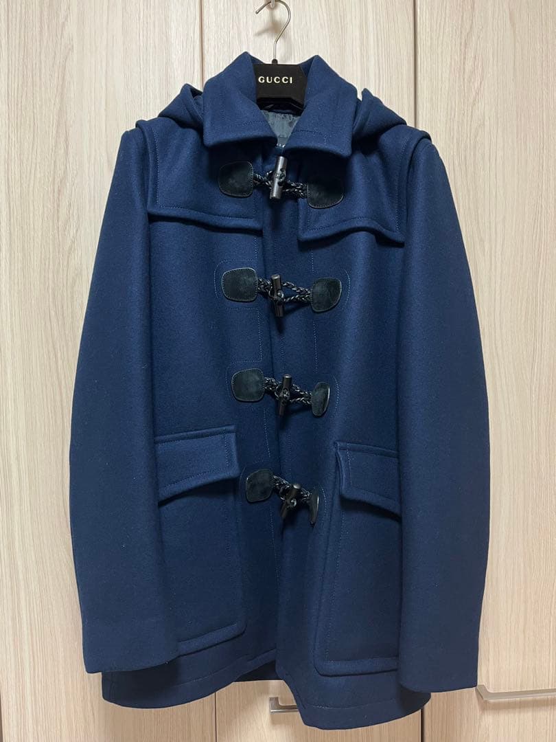 GUCCI ネイビー ダッフルコート　サイズ48