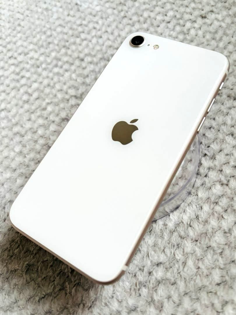 【美品】 Apple iPhone SE (第3世代) スターライト 100%