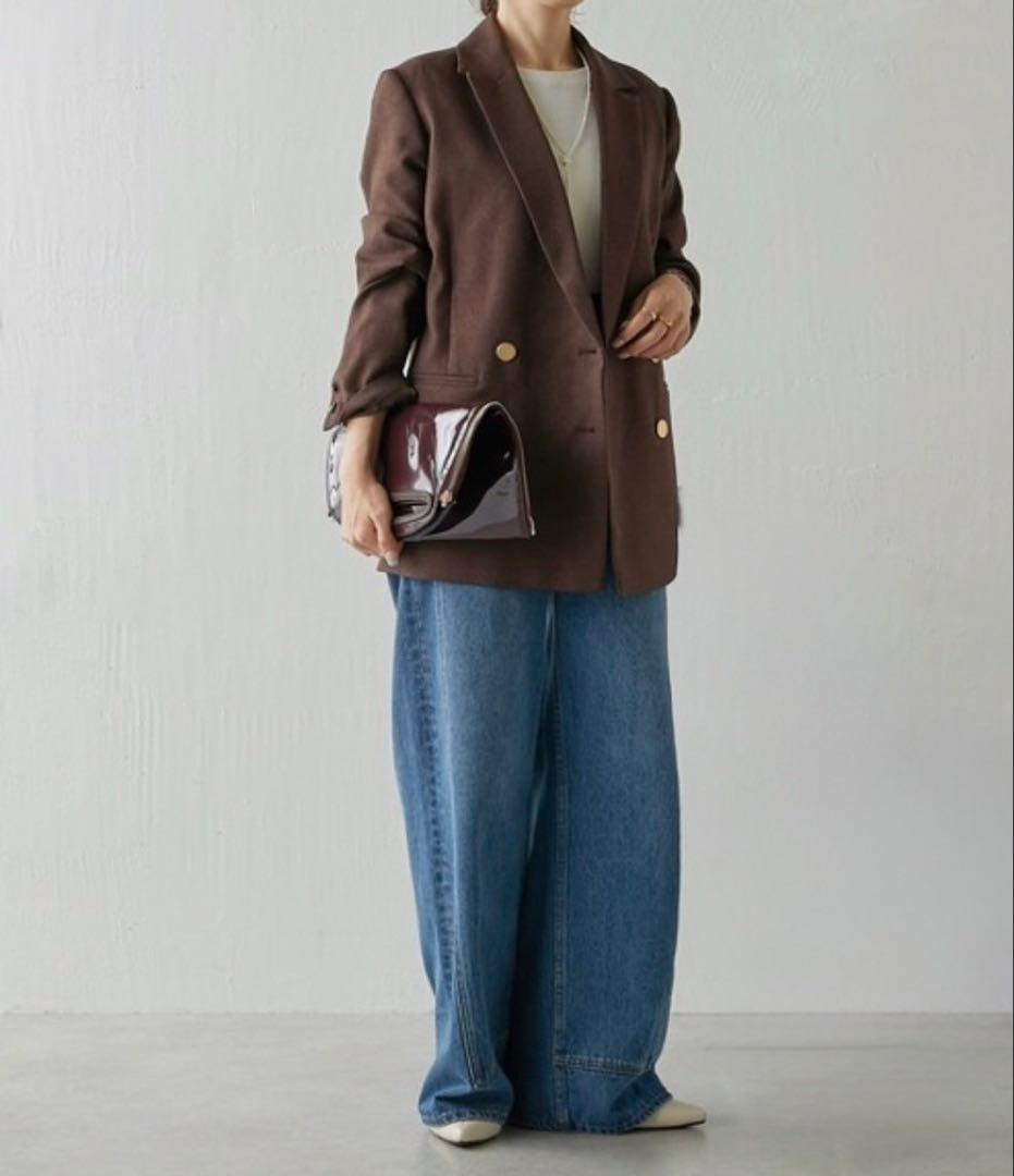 コラージュガリャルダガランテ　ダブルブレストジャケット　ブラウン系