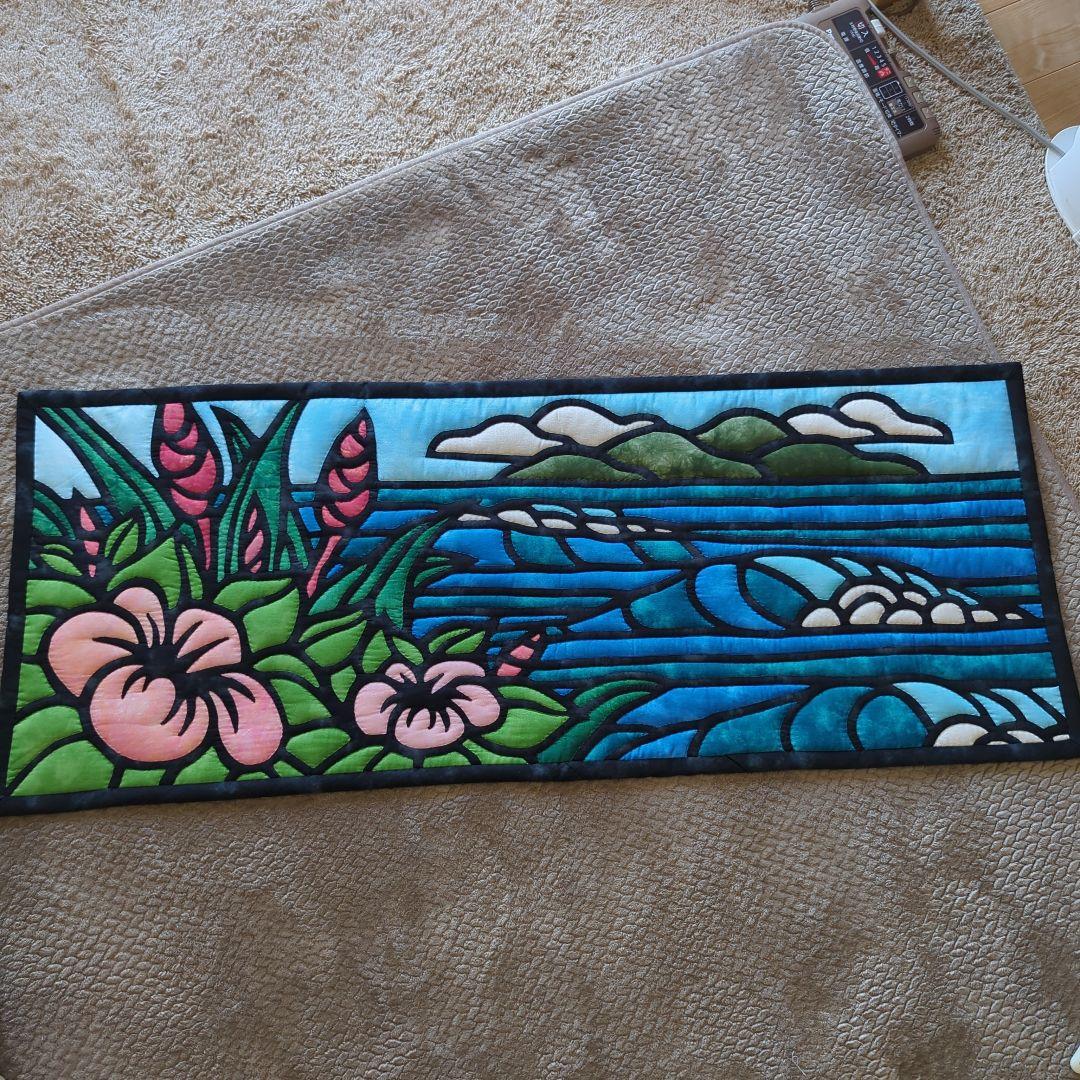 ハワイアンキルトタペストリー