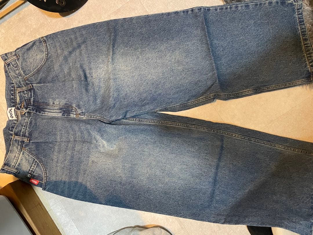 9090 king logo vintage denimデニム インディゴ