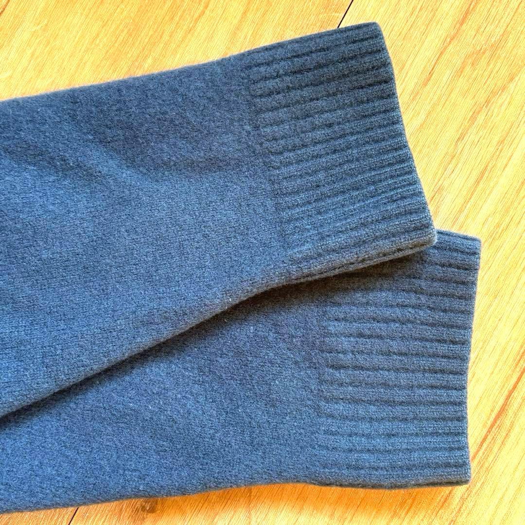 BATONER フリースウールパーカー ネイビー サイズ2