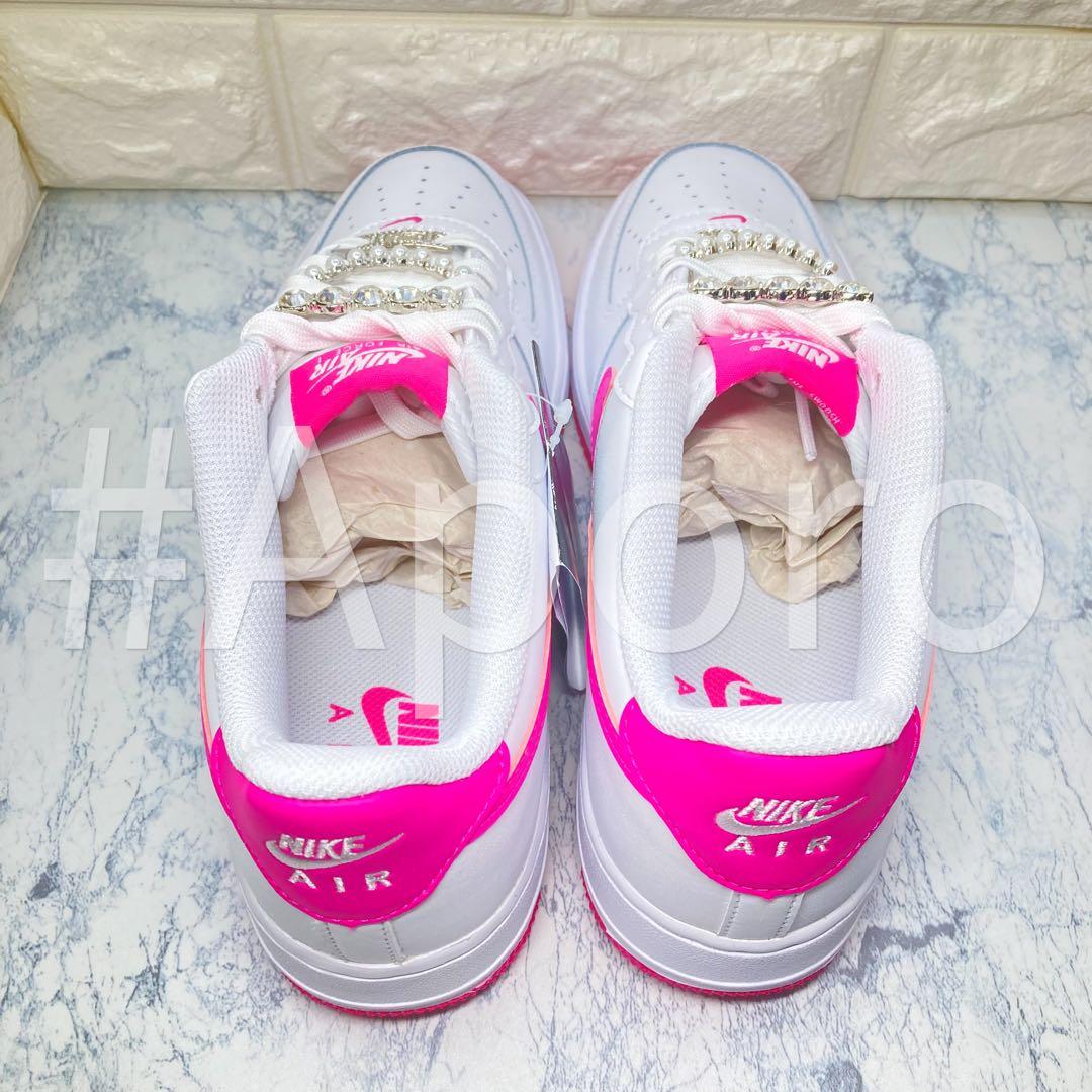 NIKE ナイキ AIR FORCE 1 エアフォース1 シルバーピンク23.5