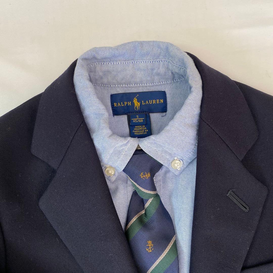 ポロラルフローレン　金ボタン紺ブレ フォーマル スーツ　セットアップ　110cm