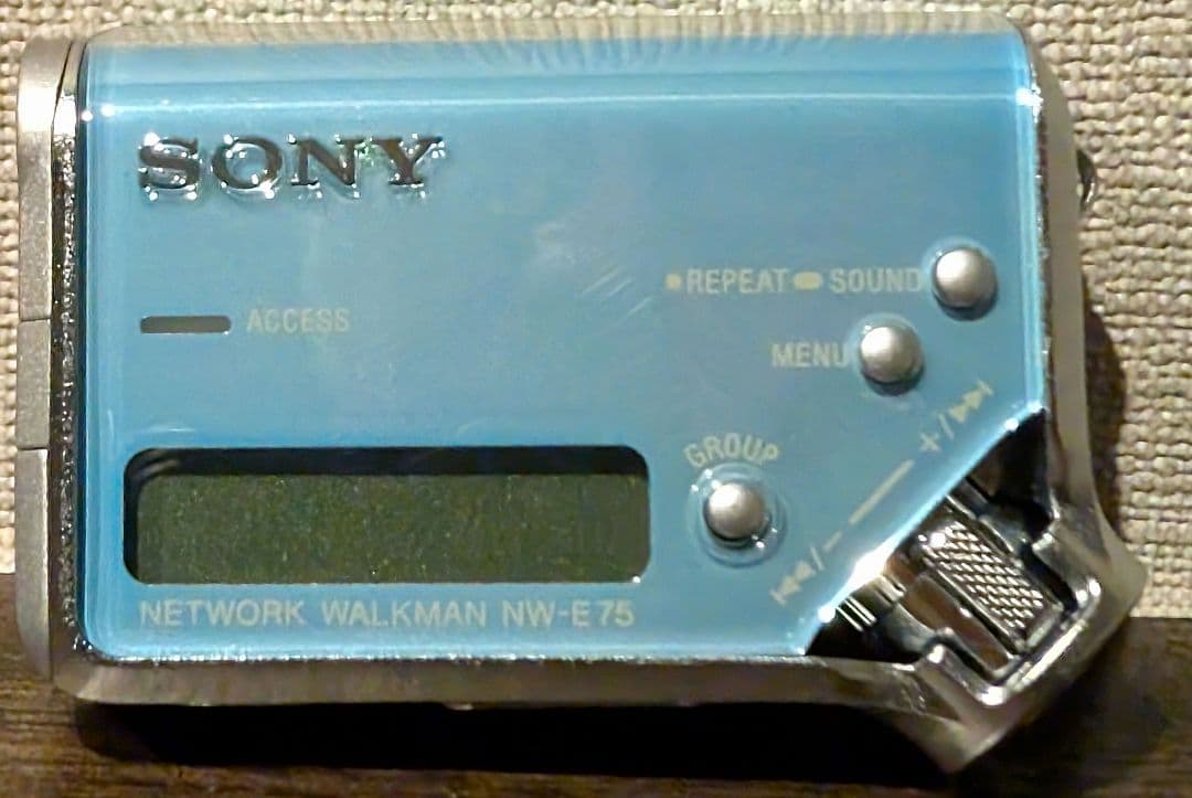 美品 付属品付 SONY ネットワーク ウォークマン NW-E75 ブルー