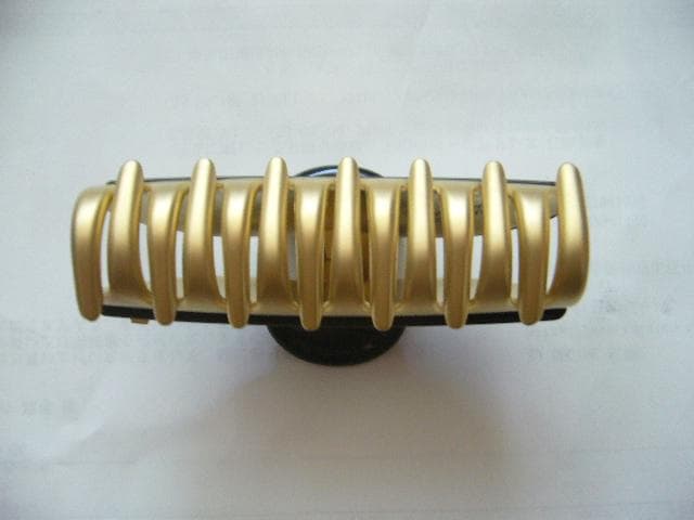 ☆美品☆アレクサンドルドゥパリ●クリスタル付きクリップ/ブラック/Mサイズ