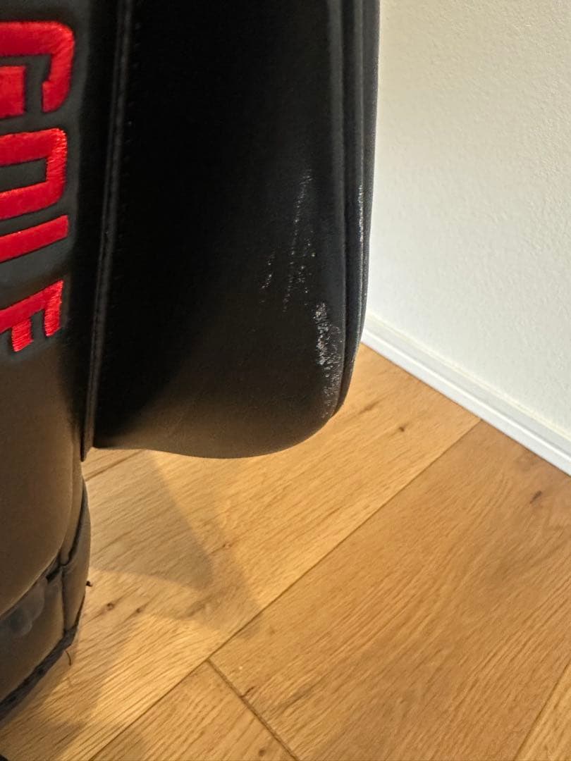 PEARLY GATES キャディバッグ 黒/赤