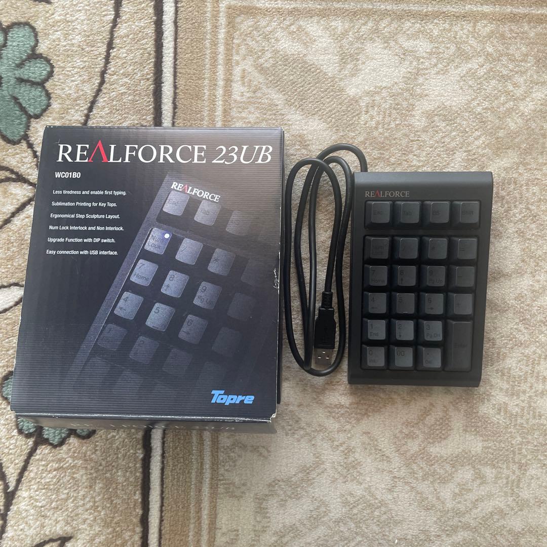 東プレ Realforce23U テンキー WC01B0