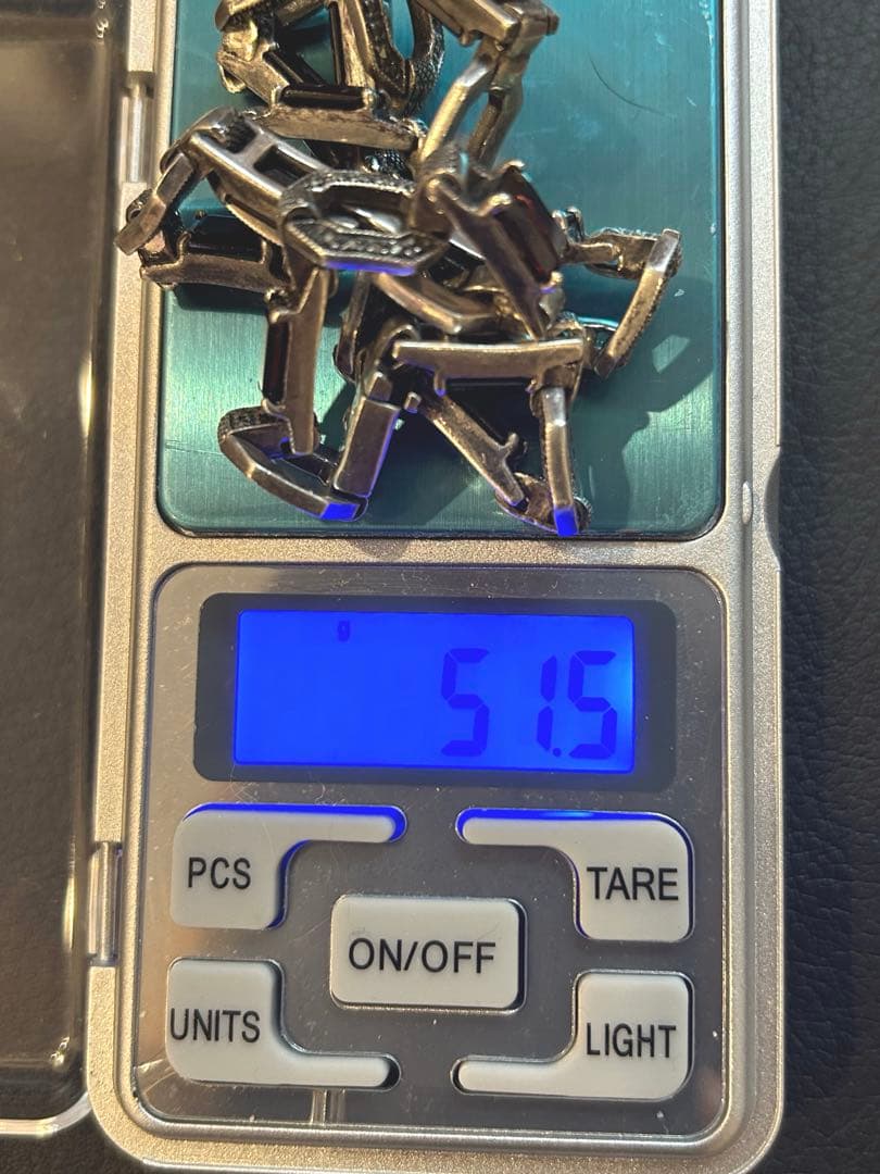 ビンテージ【Silver925】 ネックレス マーカサイト51.5g