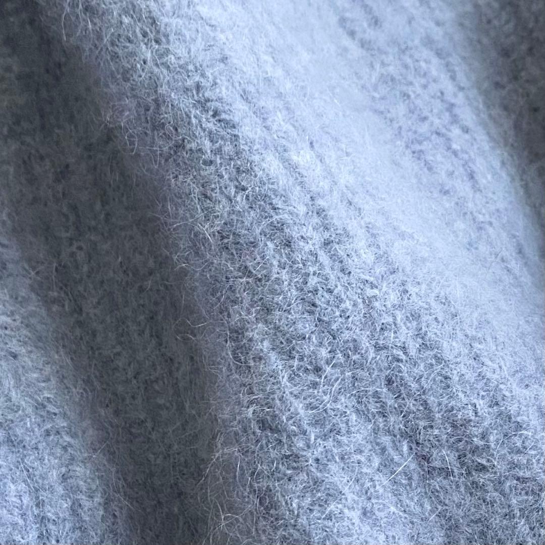 【美品✨】Whim Gazette ラクーン100% furニット畦カーディガン